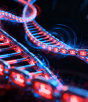 渲染双螺旋结构素材5346#横屏 