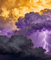 绚丽多彩的云层景观2413#横屏 