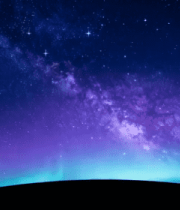 星空极光夜景素材2004#横屏 