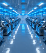 现代化工厂生产线内部场景298#横屏 