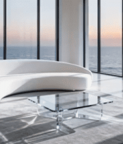 现代海景房客厅室内场景4165#横屏 