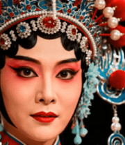 戏曲人物精致扮相特写4750#横屏 