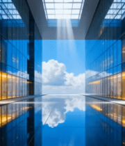 代办公大楼内部光影景观4885#横屏 