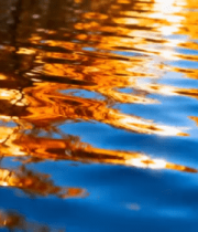 夕阳下波光粼粼的水面(2)5062#横屏 