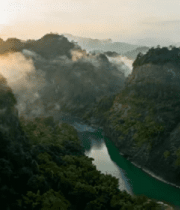 武夷山自然风光航拍全景2142#横屏 