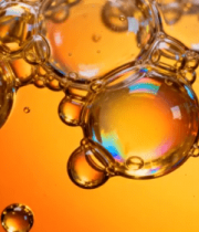 距液体气泡特写素材3573#横屏 