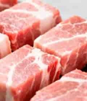  切块肉食材特写1238#横屏 	 