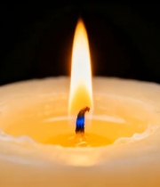  燃烧的蜡烛特写素材(1)2861#横屏 	 