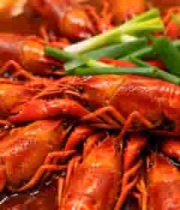  盘中红烧小龙虾特写491#横屏 	 