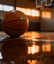 室内篮球场篮球特写1102#横屏 