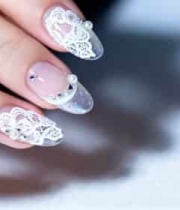  女性精致美甲特写2551#横屏 	 