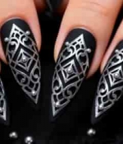  女性美甲特写182#横屏 	 -