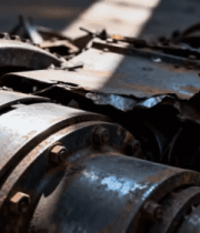 生锈机械零件特写1109#横屏 