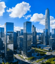 深圳城市建筑全景1068#横屏 