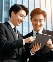 商务人士户外使用平板电脑3607#横屏 