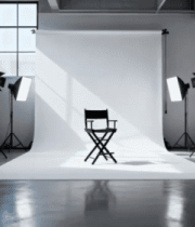 摄影棚内摄影设备及导演椅4097#横屏 