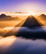 山间云海日出景观1423#横屏 