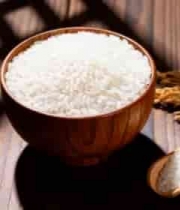  木碗装大米及麦穗特写2975#横屏 	 