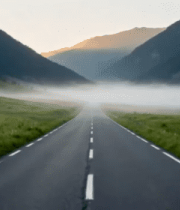 山间公路自然风光1172#横屏 