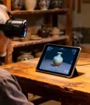  老人使用眼镜体验虚拟物品796#横屏 	 