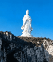 山顶观音像全景3378#横屏 