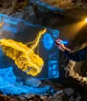  矿工洞穴中操作虚拟矿石界面2822#横屏 	 