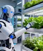  机器人在室内种植蔬菜场景2724#横屏 	 