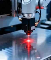  机械臂激光切割金属板材619#横屏 	 