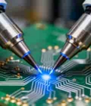  机械臂操作电路板视频素材2353#横屏 	 - 