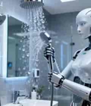  机器人浴室手持花洒淋浴310#横屏 	 - 