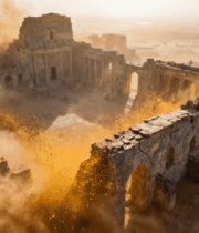 沙漠中的古老遗迹2945#横屏 