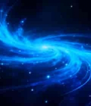  蓝色粒子光效动态背景670#横屏 	 