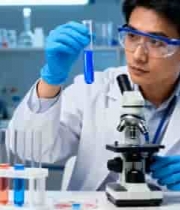  科研人员实验室做实验画面2472#横屏 	 -