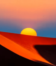 沙漠日落景观素材3007#横屏 