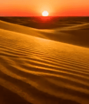 沙漠日落全景(2)1489#横屏 