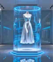  科技风服装店展示礼服1731#横屏 	 