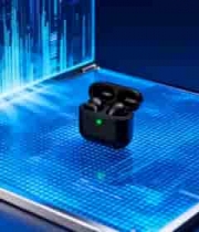  科技风放置无线耳机渲染素材148#横屏 	 