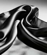  黑色丝绸绸缎质感展示915#横屏 	 