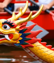龙舟龙头特写2781#横屏 