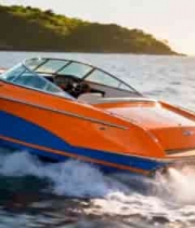  海上行驶的快艇1166#横屏 	 