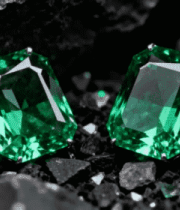 绿色宝石特写素材4783#横屏 