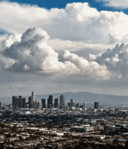 洛杉矶城市天际线全景1630#横屏 