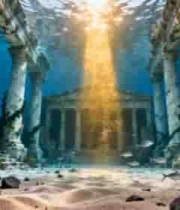  海底古罗马风格遗迹景观745#横屏 	 