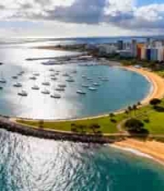  海滨城市海港全景2259#横屏 	 -