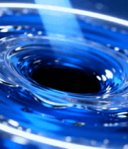 蓝色水波纹动态特效素材3457#横屏 