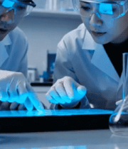 科研人员实验室操作场景1377#横屏 