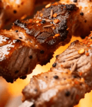 烤肉串特写素材2203#横屏 