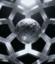 科技感空间金属球体素材861#横屏 