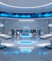 科技感医疗检查室场景素材3064#横屏 