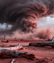 荒野龙卷风自然景观2226#横屏 